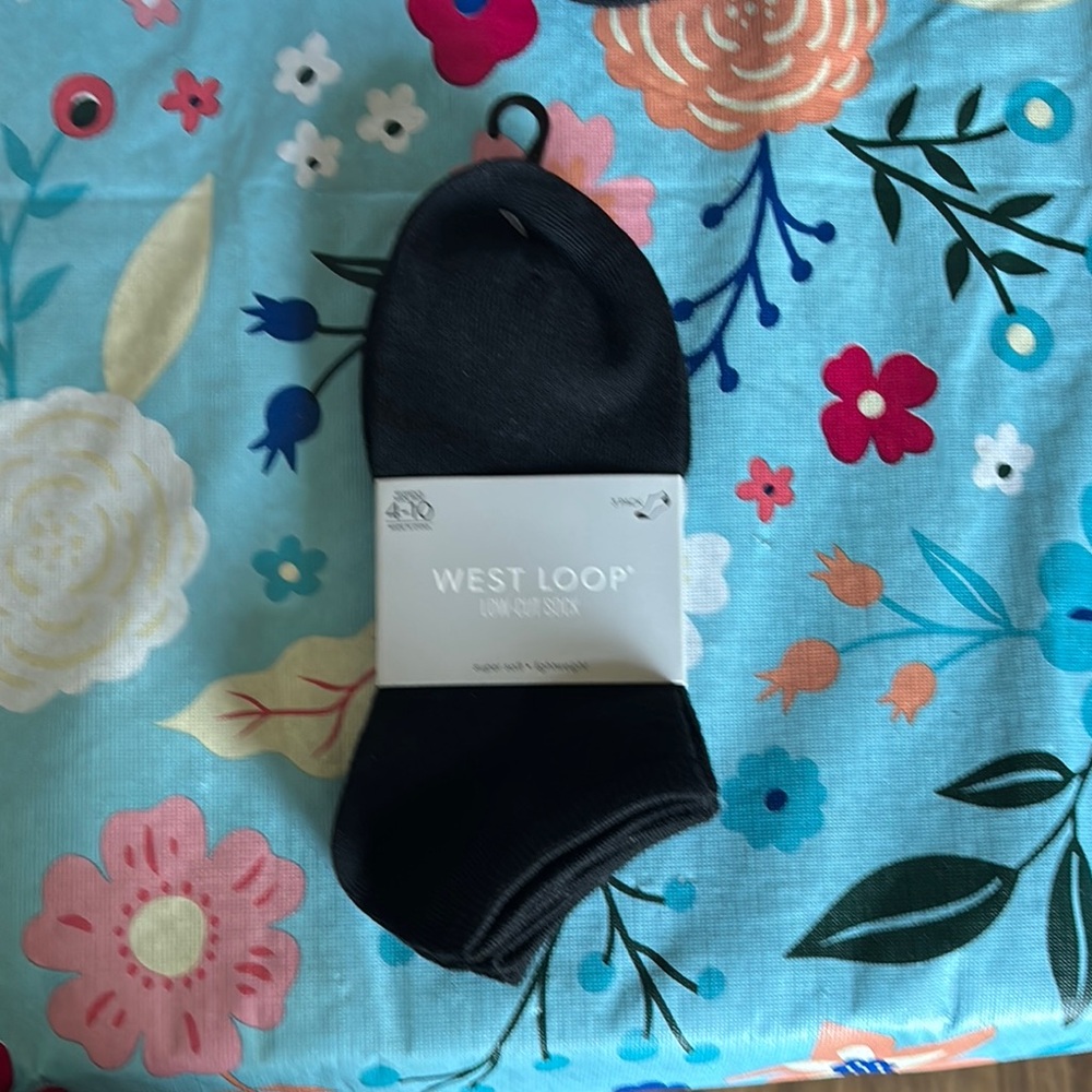 West Loop Black Casual Socks for Everyday Comfort